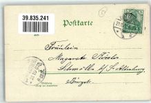 Eilfrachtbrief Küsse Poesie 1901 Gebrauchsspuren