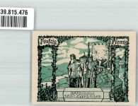 06556 O4730 Bad Frankenhausen ,Kyffhäuser 1921 Notgeldschein 50 Pfennig Denkmal Kyffhäuser
