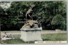 Tervuren Tervueren Hirsche im Park Kinder Denkmal