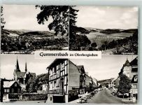 51643 W5270 Gummersbach Foto AK Kaiserstrasse Aggertalsperre Schöppenstuhl