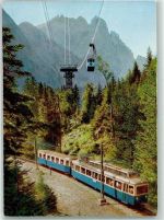 Bayerische Zugspitzbahn zum Schneefernerhaus Seilbahn vom Eibsee Zahnradbahn