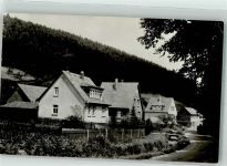99848 O5909 Mosbach b Eisenach, Thür Foto AK Siedlungshäuser Fotograf Pohl VEB Bild und Heimat