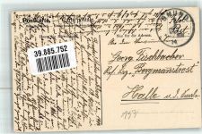 83703 W8184 Gmund a. Tegernsee 1914 Gebrauchsspuren Kirche innen Feldpost WK I