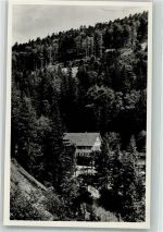 77889 W7596 Seebach , Baden Foto AK Gasthaus Pension Wolfsbrunnen