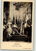 Reims Jeanne d Arc Fahnen Motiv Frankreich