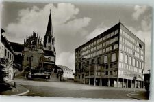63739 W8750 Aschaffenburg Foto AK Stiftplatz Kirche