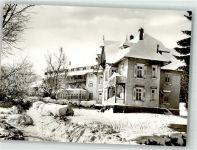 76596 W7564 Herrenwies , Baden Foto AK Kurhotel Winter Schnee Schwarzwald