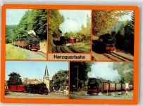 Querbahn Harzbahn Foto AK
