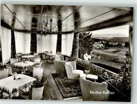 79853 W7825 Saig Foto AK Cafe Pension Alpenblick Bacchus-Pavillon mit Alpenpanorama