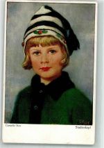 Kind Studienkopf Primus Nr.5041 Max, Corneille 1921 Künstlerkarte