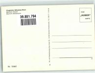 W8000 München Verlag Huber Nr. 10461 Abendbeleuchtung Flughafen