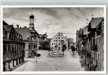 86316 W8904 Friedberg , Bay - Marienplatz Rathaus Oldtimer