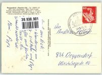 93474 W8491 Arrach , Bayerischer Wald 1985 Foto AK Gasthaus Pension Eck Riedelstein Pferde