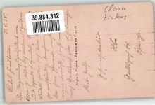 Grell geschminktes Gesicht eines Harlekins Bleuet 1045 Clown 1928 Gebrauchsspuren