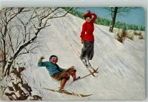 Skifahren F.E.D. No. 330 Wintersport 1910