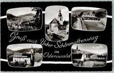 69483 W6948 Unter-Schönmattenwag Foto AK Kirche