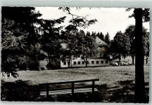 72250 W7290 Zwieselberg , Württ Foto AK Hotel Pension Hirsch