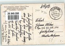 37603 W3450 Holzminden 1940 Foto AK Feldpost WK II Hotel Kiekenstein