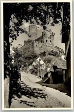 65558 W6251 Burgschwalbach Foto AK Weg zur Burg Schwalbach