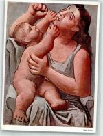 Pablo Picasso Maternite AK Verlag Hanfstaengl Nr. 201 Expressionismus Künstlerkarte