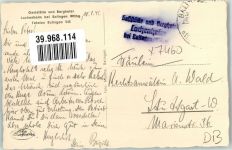 72336 W7460 Balingen 1941 Foto AK Hotel Gasthaus Lochenheim