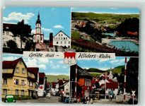 36115 W6414 Hilders - Schwimmbad Gasthaus Deutsches Haus Kirche