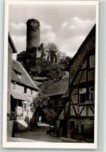 65817 W6239 Eppstein , Taunus Foto AK Burg Ruine Malerischer Winkel