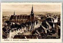 61169 W6360 Friedberg Hessen Foto AK Kaiserstrasse Liebfrauenkirche
