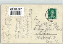 Kind riesengroßen Bleistift Tintenfaß sign. HS Comic 1927 Künstlerkarte