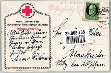 Allegorie Deutsche Frau im Krieg WK I Rotes Kreuz Künstlerkarte