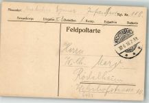 63607 W6480 Wächtersbach 1916 - Feldpost WK I Ort lt. Stempel