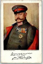 Uniform Orden Faksimile Unterschrift Hindenburg Künstlerkarte