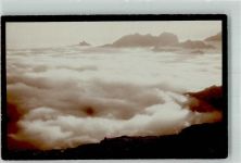 Über den Wolken Berg 1922 Privatfoto AK