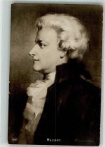 sign. Rumpf F. Mozart, W. A. Künstlerkarte