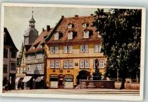 99867 O5800 Gotha , Thür - Gasthaus zur goldenen Schelle Denkmal