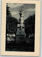 84529 W8261 Tittmoning 1947 Foto AK Denkmal Marienstatue