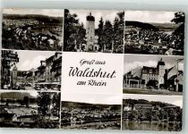 79761 W7890 Waldshut Foto AK Hotel Rebstock Schwimmbad