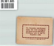8162 Arzberg 1920 Notgeldschein 50 Heller