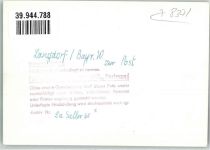 94264 W8371 Langdorf b Regen FOTO KEINE AK Omnibus Gasthaus zur Post Ort handschriftlich Foto Original aus Archiv eines Ansichtskartenverlags