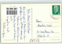 06578 O4734 Oldisleben Foto AK Kirche Marktpstrasse Hinzeplatz