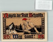 04626 O7420 Schmölln , Thür Notgeldschein 25 Pfg. Ausgabe 1921