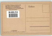 72805 W7414 Honau , Württ Künstlerkarte Burg Lichtenstein