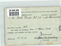 50667 W5021 Köln Altstadt-Süd 101 1909 - Buch- Handlung Gregorius GmbH