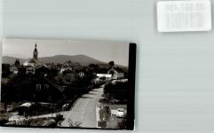 94255 W8371 Böbrach , Arberregion FOTO KEINE AK Kirche VW Käfer Ort handschriftlich