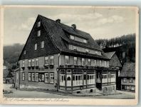 38685 W3394 Lautenthal 1938 Gebrauchsspuren Hotel Rathaus
