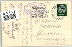 83700 W8183 Wallberg Wallberghaus 1937 Winter Gipfelkreuz Wallberggipfel Hüttenstempel WK II