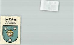 90562 W8501 Heroldsberg Vignette Wappenmarke Kaffee Hag