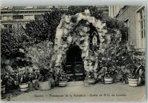 Gand Gent Foto AK Lourdes Grotte Pensionnat de la Visitation Gavere
