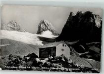 Adamekhütte 1956 Foto AK Hüttenstempel