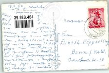 Adamekhütte 1956 Foto AK Hüttenstempel